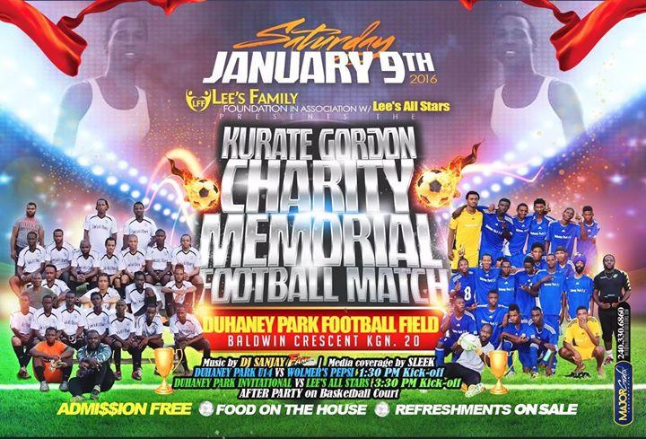 4th Annual Kurate Gordon Charity Football Match