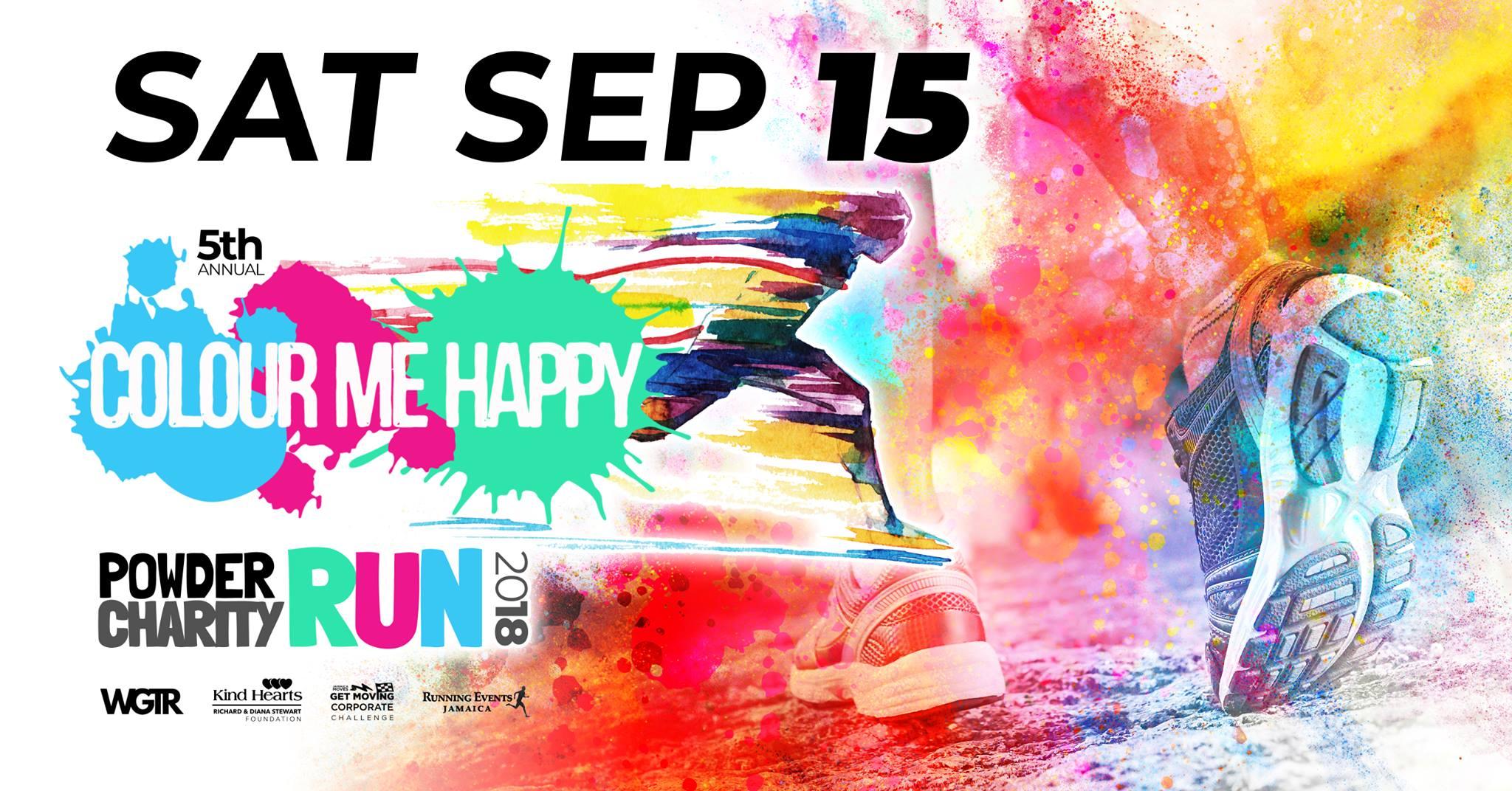 Colour Me Happy Powder Charity Run 2018