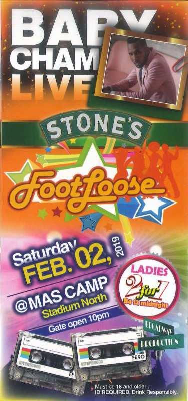 Foot Loose-Baby Cham Live