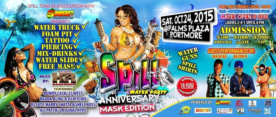 Spill Water Party Anniversary: Mask Edition