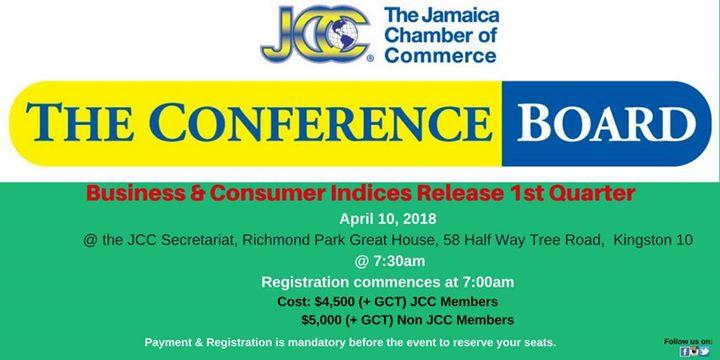 2018 1st Quarter Business & Consumer Indices Release