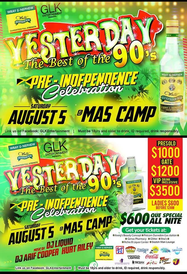 Yesterday "Best of the 90's"