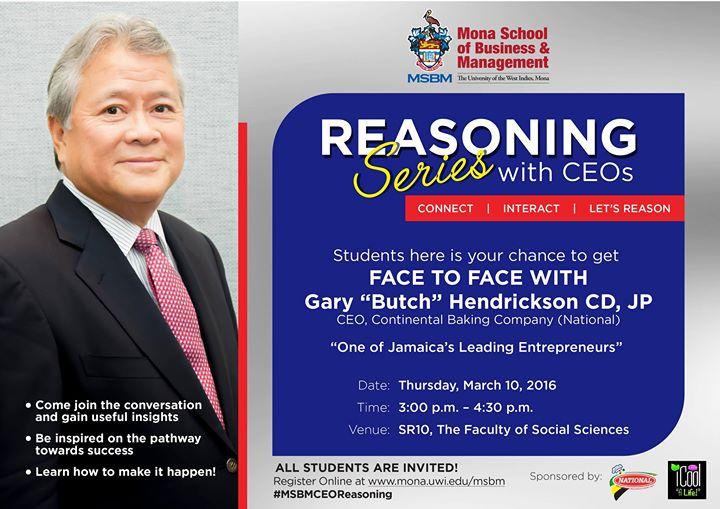 MSBM Reasoning Series with CEOs