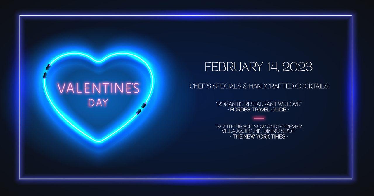 Valentine's Day 2023 at Villa Azur Miami Beach